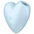 Satisfyer Cutie Heart - aku kliitoristimulaator õhulainetega - sinine
