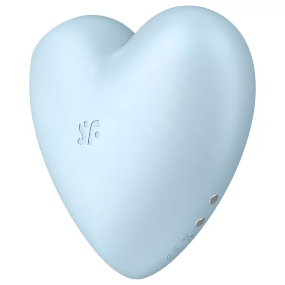 Satisfyer Cutie Heart - aku kliitoristimulaator õhulainetega - sinine