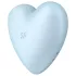 Satisfyer Cutie Heart - aku kliitoristimulaator õhulainetega - sinine