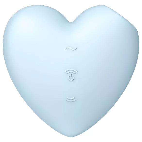 Satisfyer Cutie Heart - aku kliitoristimulaator õhulainetega - sinine