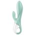Satisfyer Air Pump Bunny 5 - imemisfunktsiooniga vibraator - münt roheline