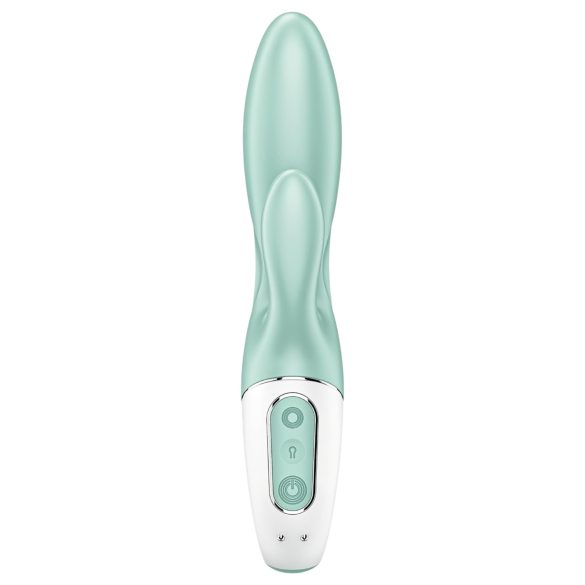 Satisfyer Air Pump Bunny 5 - imemisfunktsiooniga vibraator - münt roheline