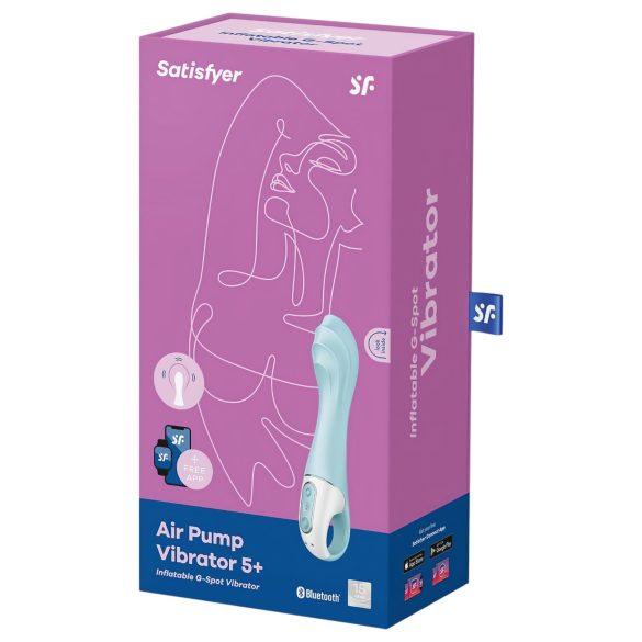 Satisfyer - õhkpumbaga vibreeriv vibraator - sinine