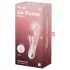 Satisfyer Air Pump Bunny 3 - pumpatav vibraator - roosa