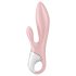 Satisfyer Air Pump Bunny 3 - pumpatav vibraator - roosa
