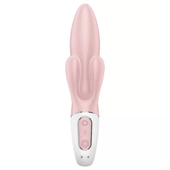 Satisfyer Air Pump Bunny 3 - pumpatav vibraator - roosa
