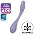 Satisfyer G-spot Flex 5 - nutikas G-punkt vibraator (lilla)