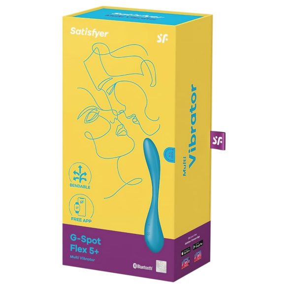 Satisfyer G-spot Flex 5 - G-punkti vibraator - nutikas - roheline