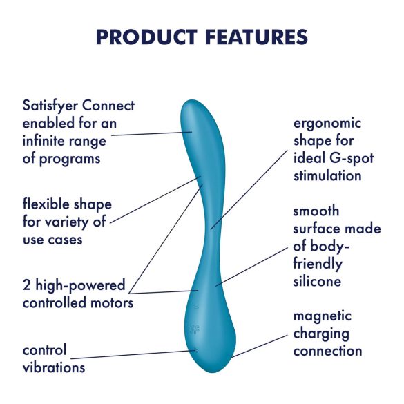Satisfyer G-spot Flex 5 - G-punkti vibraator - nutikas - roheline