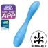 Satisfyer G-spot Flex 4 - rakendusega juhitav G-punkti vibraator (türkiissinine)
