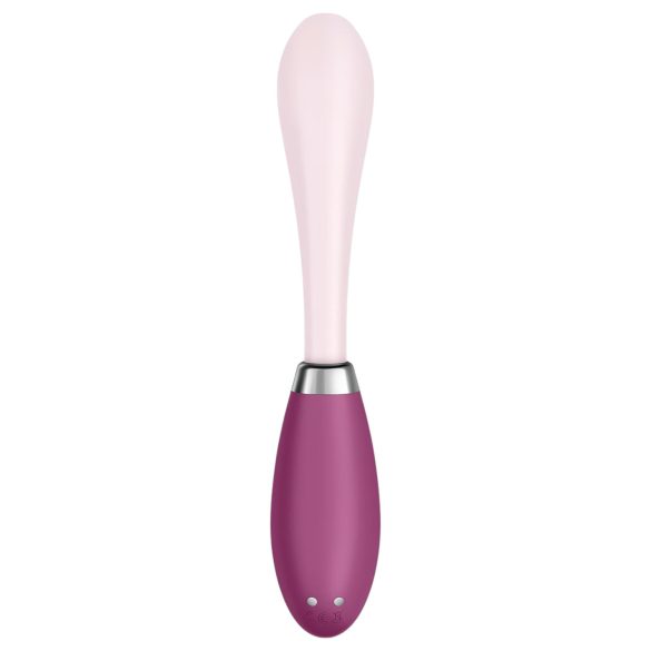 Satisfyer G-Spot Flex 3 - akuga G-punkti vibraator - roosa-punane