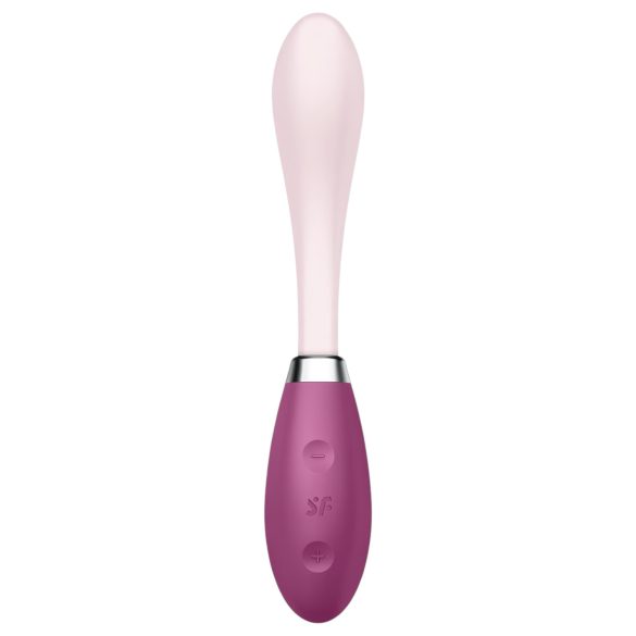 Satisfyer G-Spot Flex 3 - akuga G-punkti vibraator - roosa-punane