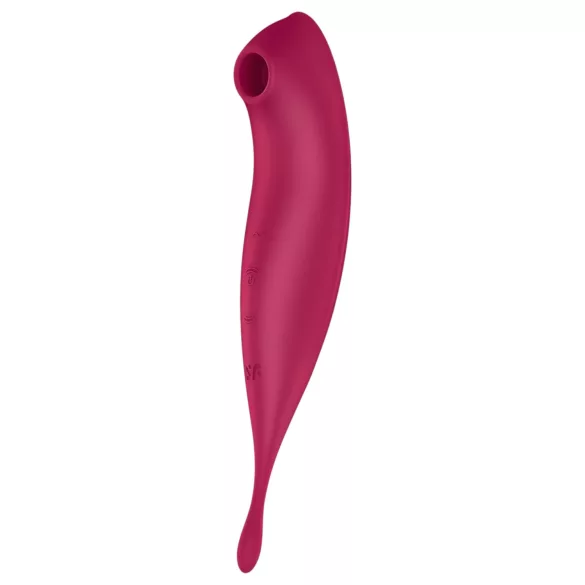 Satisfyer Twirling Pro - rakendusega juhitav kliitorivibraator (punane)