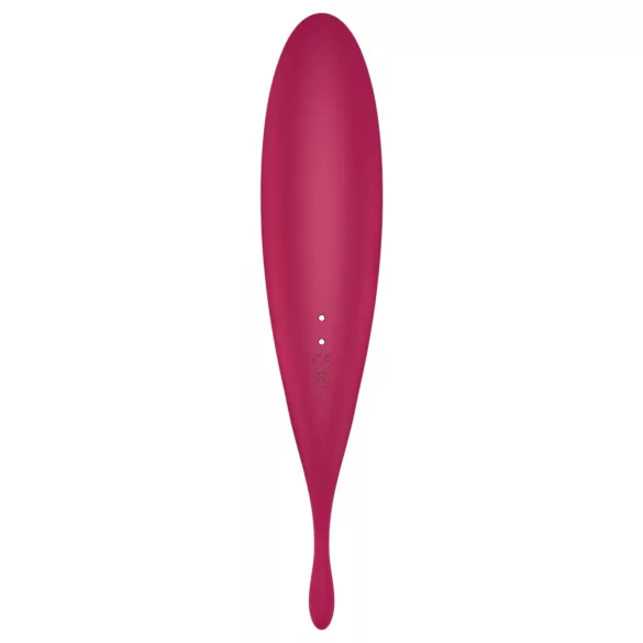 Satisfyer Twirling Pro - rakendusega juhitav kliitorivibraator (punane)