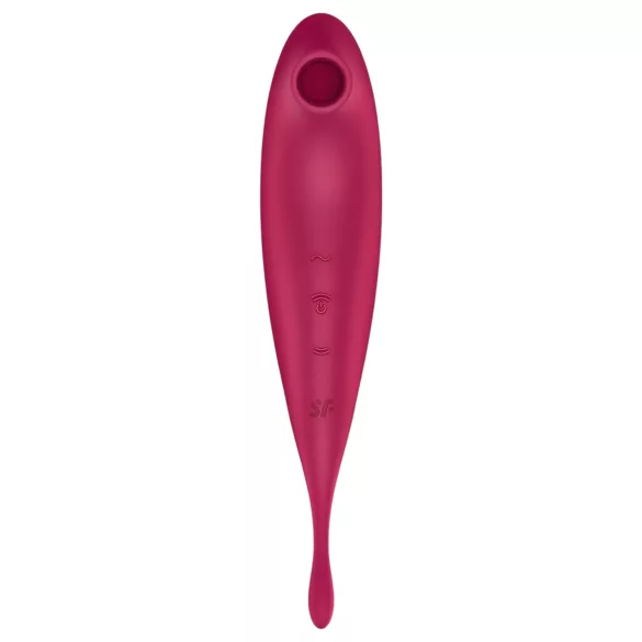 Satisfyer Twirling Pro - rakendusega juhitav kliitorivibraator (punane)