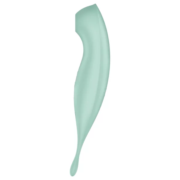 Satisfyer Twirling Pro - rakendusega juhitav kliitorivibraator (mündiroheline)