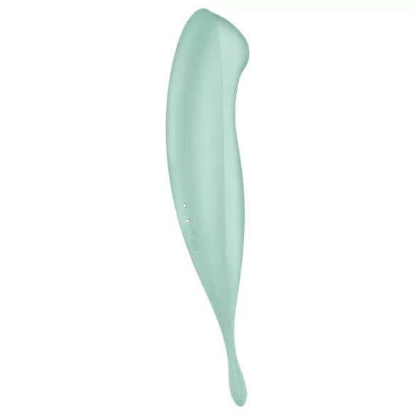 Satisfyer Twirling Pro - rakendusega juhitav kliitorivibraator (mündiroheline)