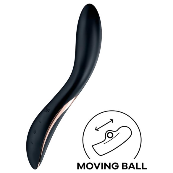 Satisfyer Rrrolling - G-punkti vibraator liikuva kuuliga - must