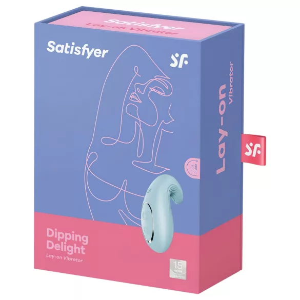 Satisfyer Dipping Delight - kliitorivibraator - akuga - sinine
