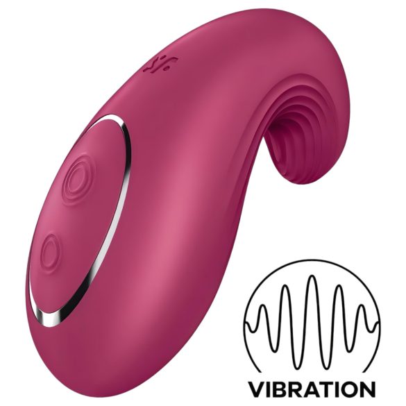 Satisfyer Dipping Delight - laetav kliitorivibraator (punane)