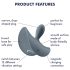 Satisfyer Booty Algajatele 2 - anaaldildo (hall)