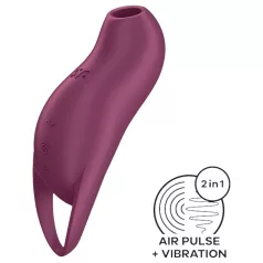   Satisfyer Pocket Pro 1 - aku, õhuvooluga kliimaksistimulaator - lilla