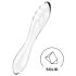 Satisfyer Dazzling Crystal 1 - kahekordne klaasdildo (läbipaistev)