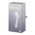 Satisfyer Dazzling Crystal 1 - kahekordne klaasdildo (läbipaistev)