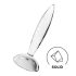 Satisfyer Sädelev Kristall - sooneline klaasdildo (läbipaistev)