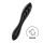 Satisfyer Dazzling Crystal 1 - kahepoolne klaasdildo (must)
