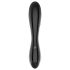 Satisfyer Dazzling Crystal 1 - kahepoolne klaasdildo (must)