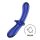 Satisfyer Double Crystal - topeltklaasist dildote (sinine)