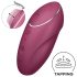 Satisfyer Tap & Climax 1 - 2in1 vibraator ja kliitori stimulaator (punane)