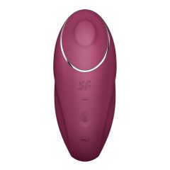  Satisfyer Tap & Climax 1 - vibrátor a stimulátor klitorisu 2v1 (červený)