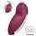 Satisfyer Tap & Climax 2 - 2in1 kliitorieelisti ja vibraator, punane