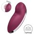 Satisfyer Tap & Climax 2 - 2in1 kliitorieelisti ja vibraator, punane