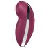 Satisfyer Tap & Climax 2 - 2in1 kliitorieelisti ja vibraator, punane