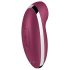 Satisfyer Tap & Climax 2 - 2in1 kliitorieelisti ja vibraator, punane