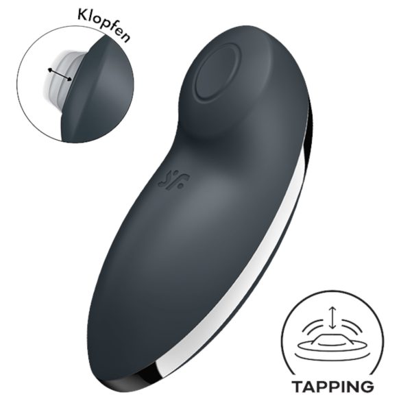 Satisfyer Tap & Climax 2in1 kliitorivibraator (hall)