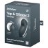 Satisfyer Tap & Climax 2in1 kliitorivibraator (hall)