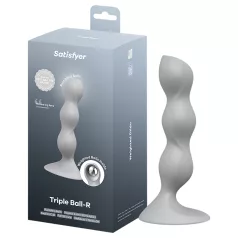 Satisfyer Triple Ball-R - pärlitega dildo - hall