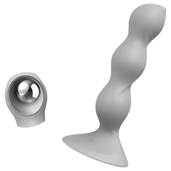 Satisfyer Triple Ball-R - pärlitega dildo - hall