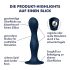 Satisfyer Double Ball-R - kaalutud dildo (sinine)
