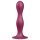 Satisfyer Double Ball-R - iminapaga kaalutud dildo (punane)