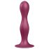 Satisfyer Double Ball-R - iminapaga kaalutud dildo (punane)