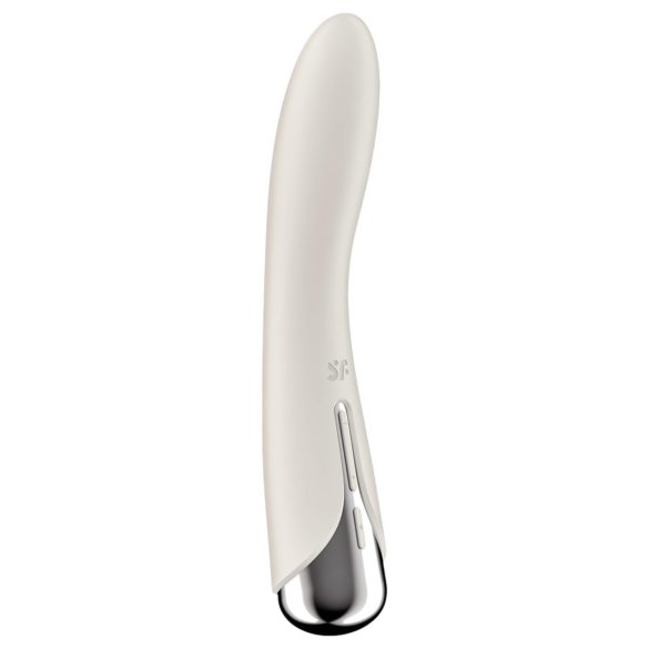 Satisfyer Spinning Vibe 1 - G-punkti vibraator pöörleva peaga - beež