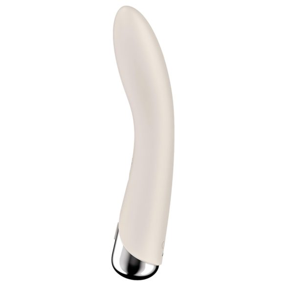 Satisfyer Spinning Vibe 1 - G-punkti vibraator pöörleva peaga - beež