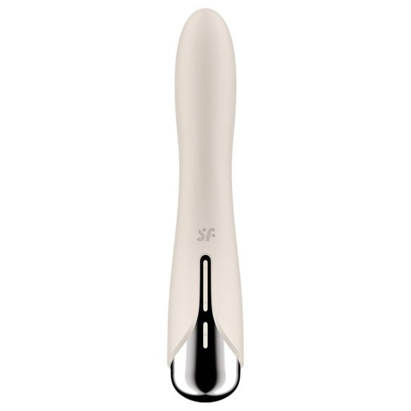 Satisfyer Spinning Vibe 1 - G-punkti vibraator pöörleva peaga - beež