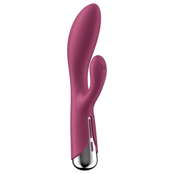 Satisfyer Spinning Rabbit 1 - kliitorivibraator pöörleva käpaga - punane