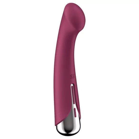 Satisfyer Spinning G-Spot 1 - G-punkti vibraator pöörleva otsaga - punane
